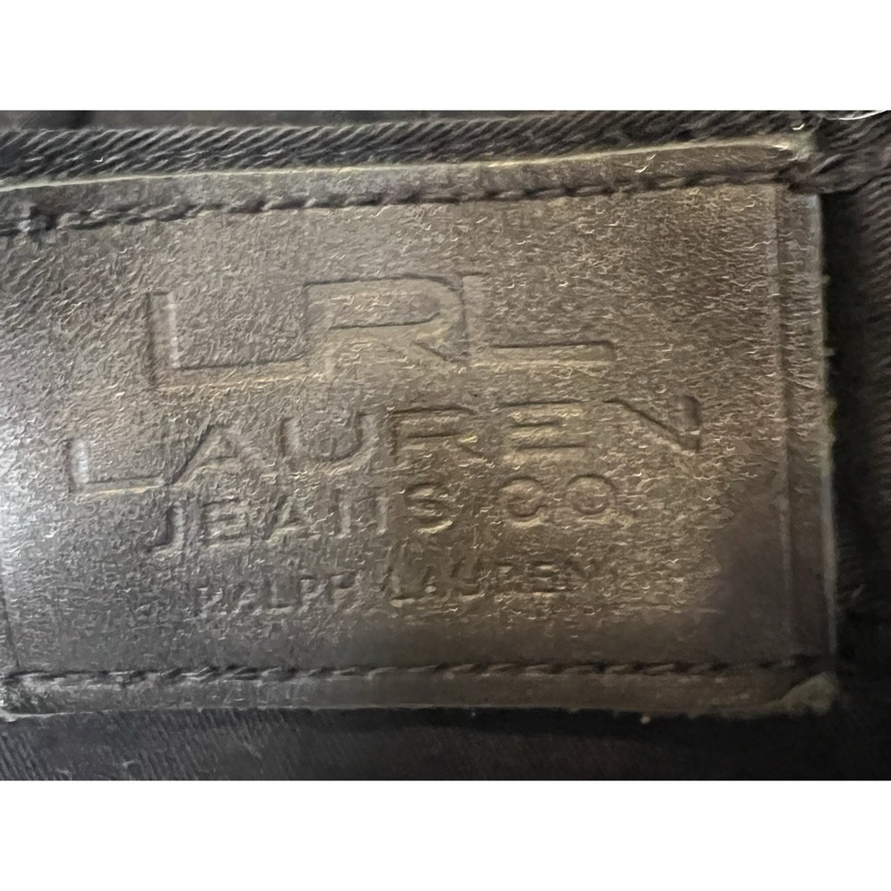 Lauren Ralph Lauren Women's Black Denim Capri Jeans Modern Mid Calf Size 12 - Picture 7 of 7